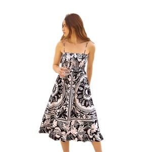 Farm Rio Poplin Cover-Up Midi Dress